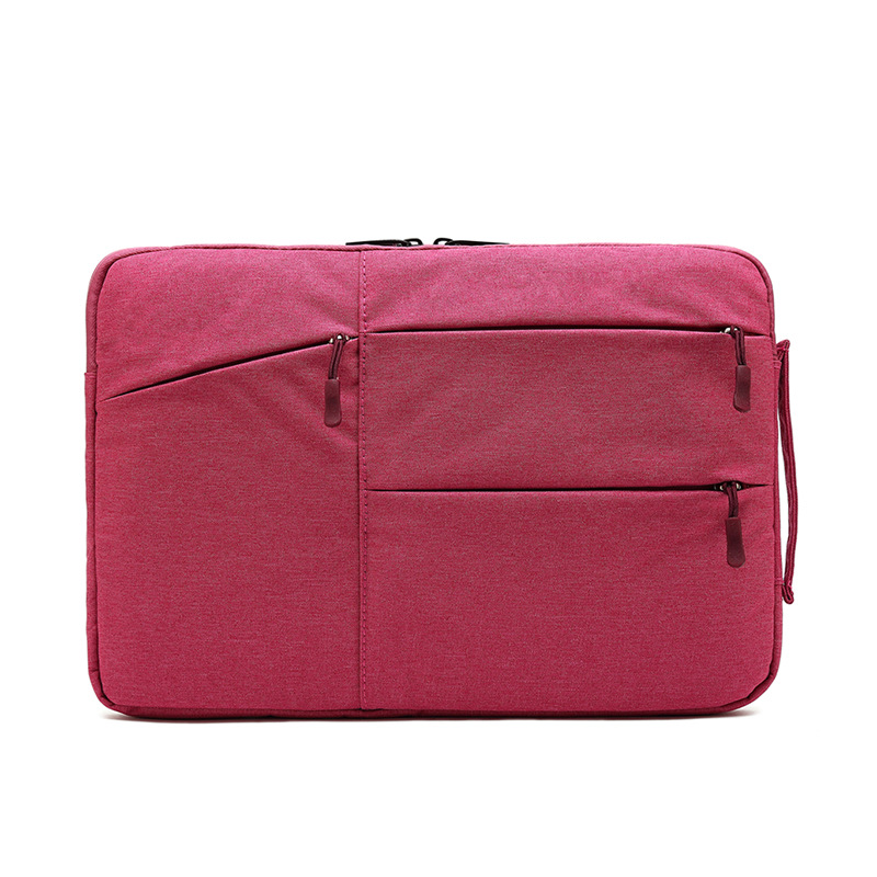 The handle computer bag is suitable for Apple 13, Huawei 15 inch multi-pocket tablet computer storage bag and notebook inner bag Specification drawing