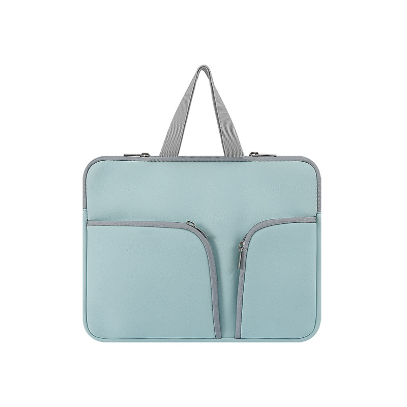 Hand-held zipper computer bag factory in stock wholesale 13-inch 14-inch water-resistant material Neoprene notebook inner bag Item Picture