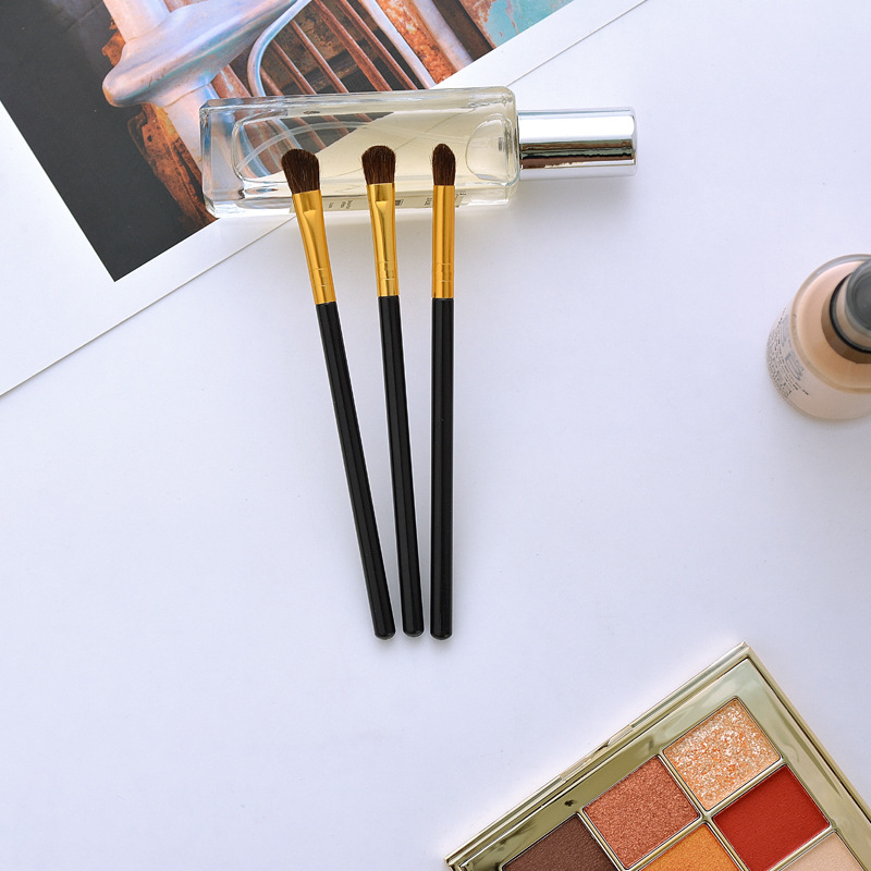 A complete set of animal hair makeup brushes, beginner's 3-piece horse hair set, new eyeshadow brush wholesale, portable beauty tools Application Scenario