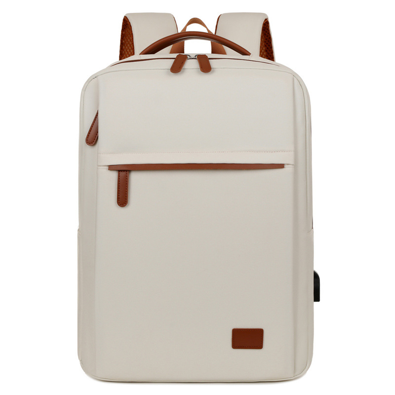 Cross-border backpacks for men, casual, fashionable, versatile and simple schoolbags for women, and laptop bags for college students Item Picture