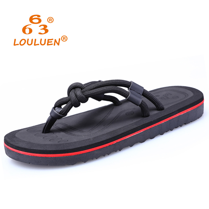 Summer flip-flops men 's couple anti-slip men' s Vietnamese flip-flops beach outerwear sandals slippers foreign trade Application Scenario