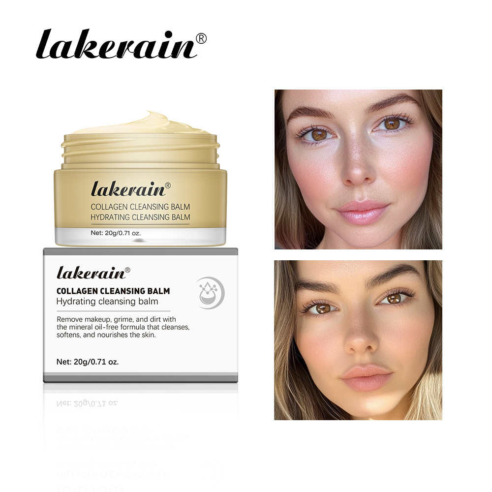lakerain Makeup Remover Cream with rose fragrance, gentle and refreshing. Facial and lip makeup remover cream details Picture