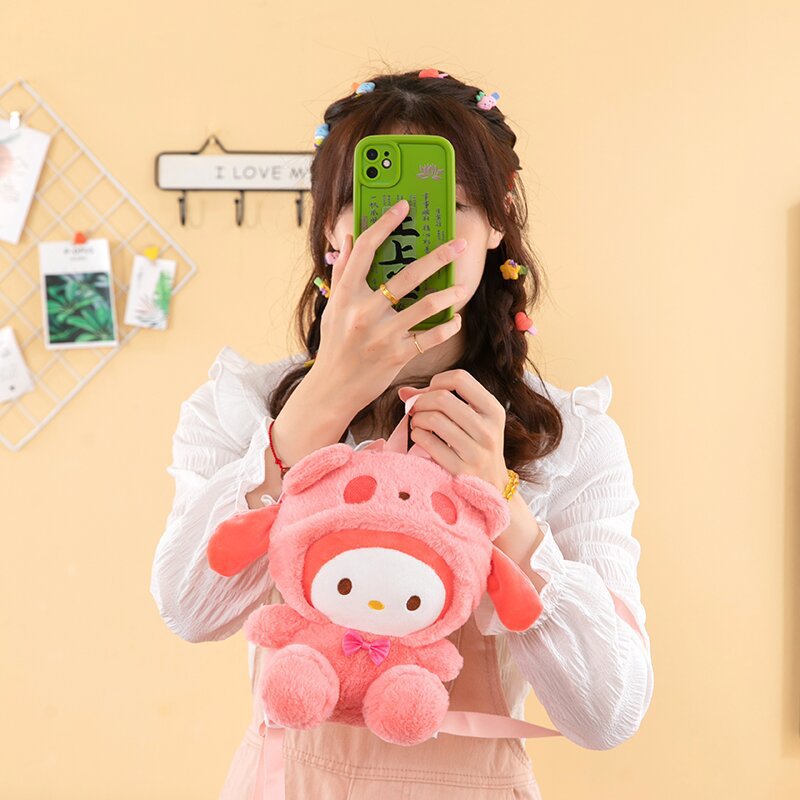 Backpacks, plush toys, cute dolls, cartoon single-shoulder bags, figurines, dolls, handbags, company event gifts Specification drawing