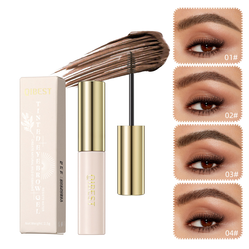 QIBEST Cross-border Three-dimensional Thickening Eyebrow Dye, Quick-drying Eyebrow Dye Cream, long-lasting, Waterproof, No smudging, No Smudging wholesale full figure