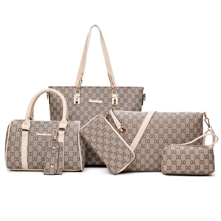 New multi-piece set of printed mother-and-child bags, trendy cross-border women's bags, crossbody single-shoulder bags, one-piece consignment full figure