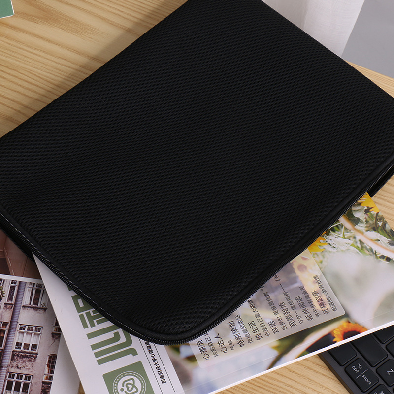 Tablet bag suitable for Apple and Huawei sandwich grid bag, shockproof diving material in stock, notebook inner liner bag details Picture