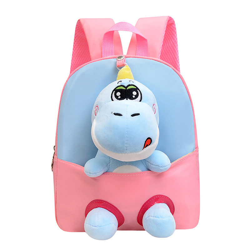 In autumn and winter, children's backpacks are fun and cute, and there are cartoon plush kindergarten schoolbags for girls Item Picture