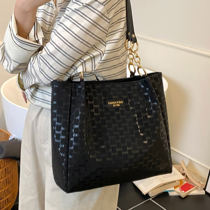 Single-shoulder large bag for women, 2025 new large-capacity tote bag, college student commuting bag for classes, summer handbag Specification drawing