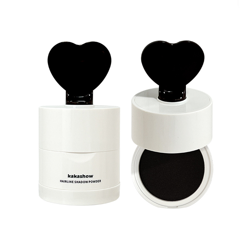 kakashow Hairline Shadow Powder is a waterproof hair replacement and contouring tool that naturally modifies the hairline without causing shadow smudging Item Picture