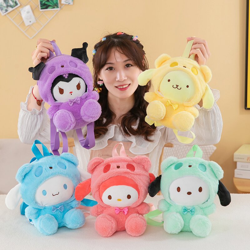Backpacks, plush toys, cute dolls, cartoon single-shoulder bags, figurines, dolls, handbags, company event gifts details Picture
