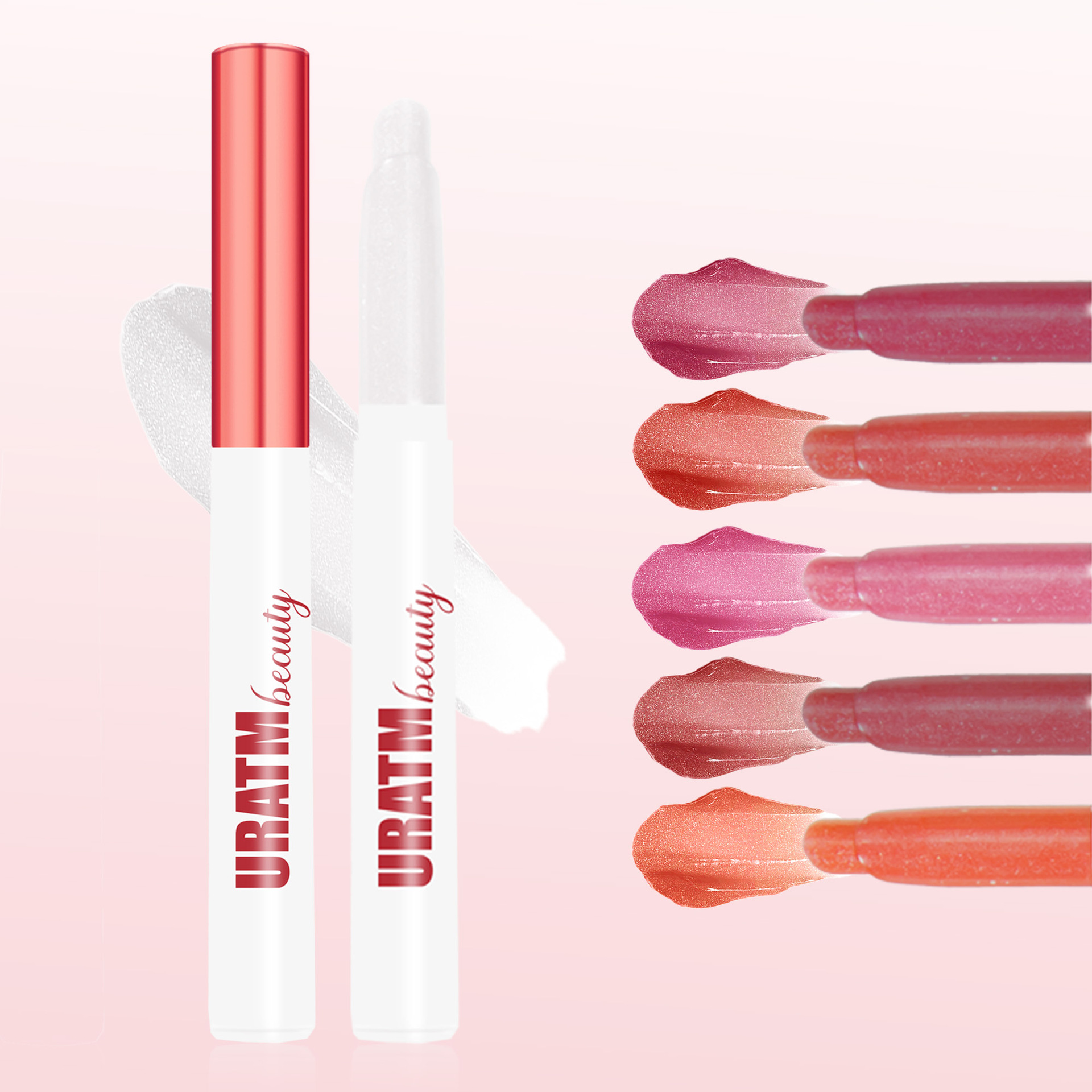 Cross-border six-color moisturizing and hydrating lipstick with fine luster, moisturizing and hydrating, waterproof, not easy to fade and not easy to stick to cups Specification drawing