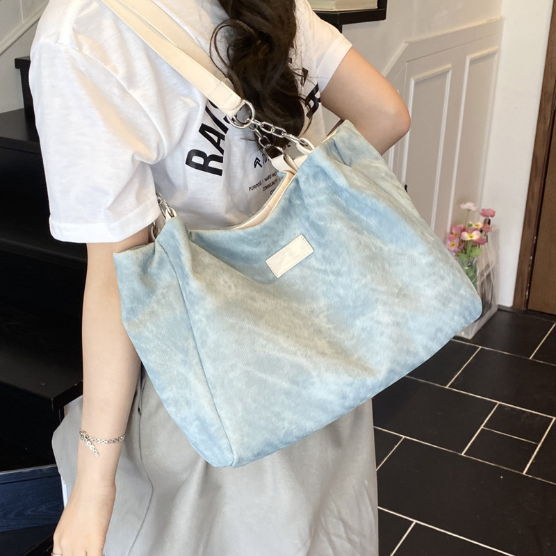 Korean style simple and versatile bag for women, new summer 2025 fashion and niche handbag, large capacity tote bag for commuting details Picture
