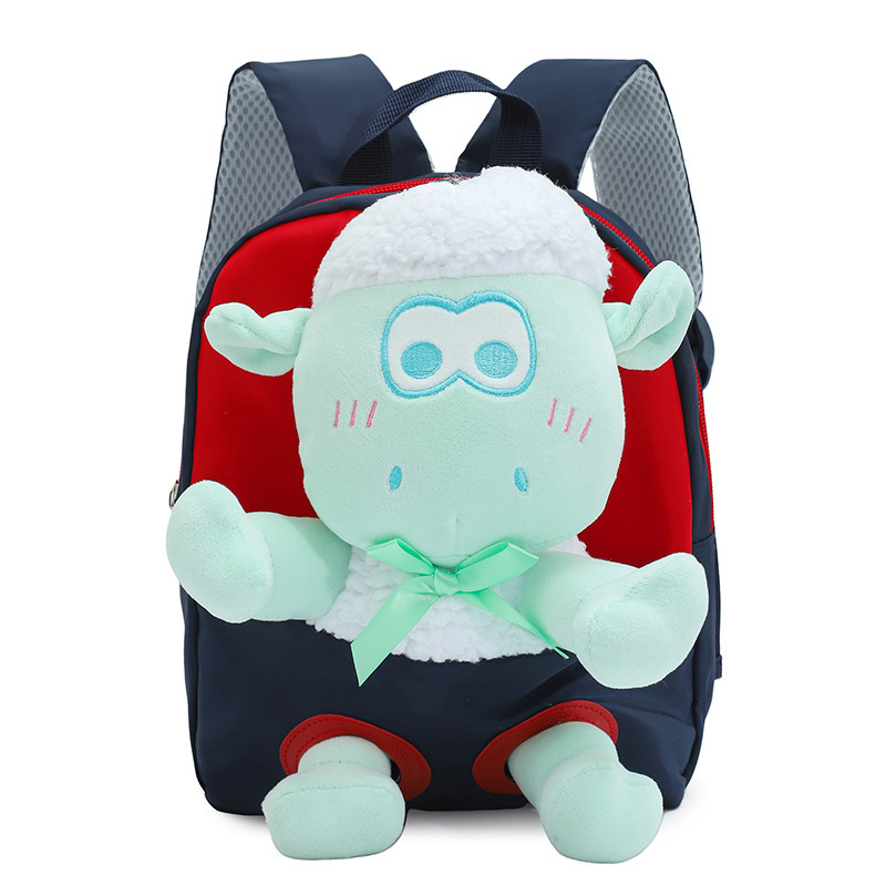 Keai Little Sheep Children's Backpack, trendy plush toy backpack, Xiaohongshu Kindergarten Schoolbag, boys' and girls' backpack Item Picture