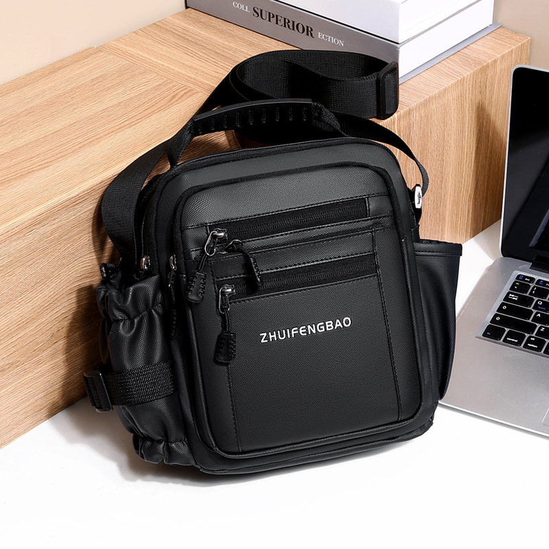 The 2024 new large-capacity messenger bag is a fashionable and versatile casual men's crossbody bag with a simple and functional Japanese style Application Scenario