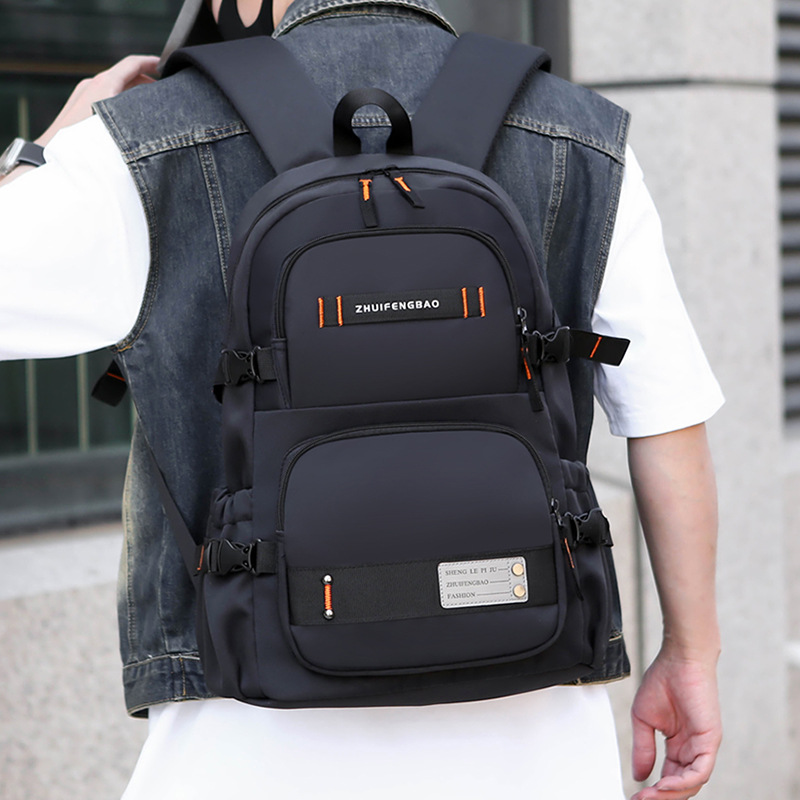 New casual sports backpack, large-capacity lightweight travel bag, male and female couples, student schoolbag, computer bag Specification drawing