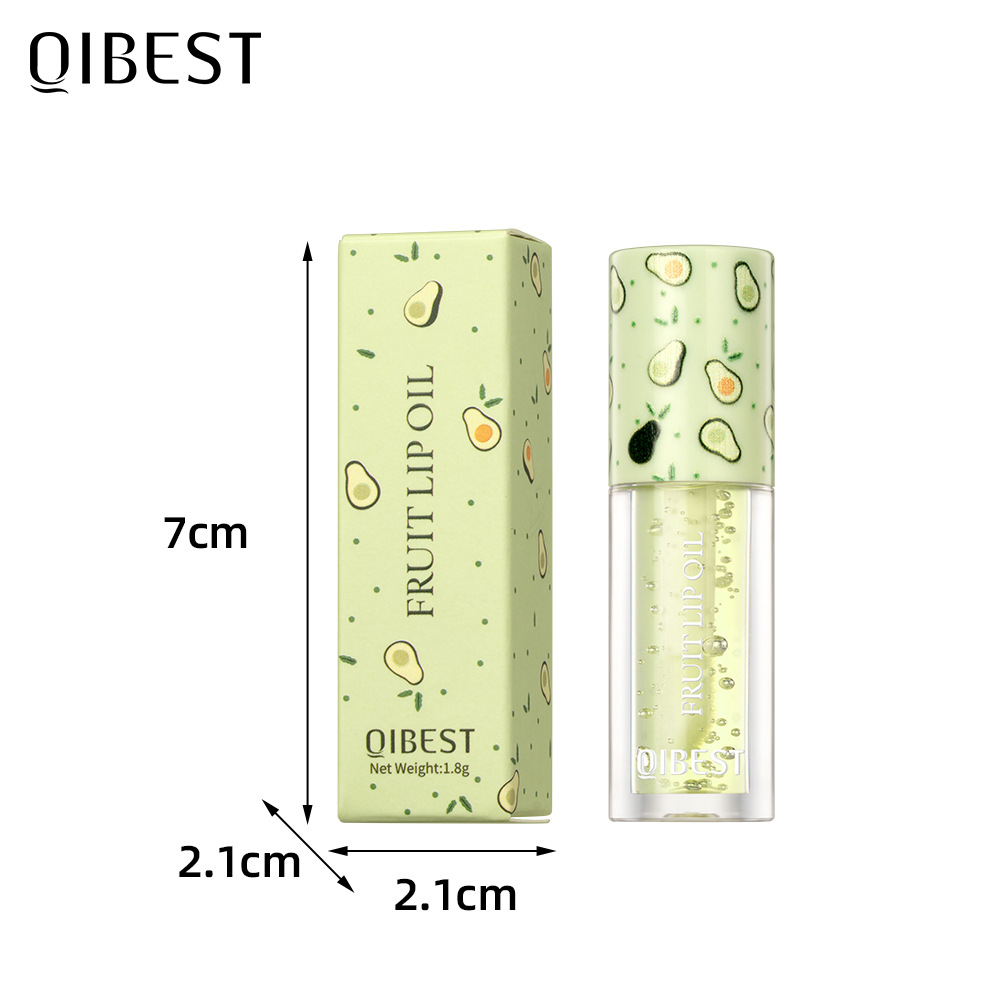QIBEST Cross-border Mirror Lip Oil Fruit-flavored Moisturizing, Nourishing, Repairing, Translucent and Anti-dryness Lip Cracking Honey Makeup Item Picture