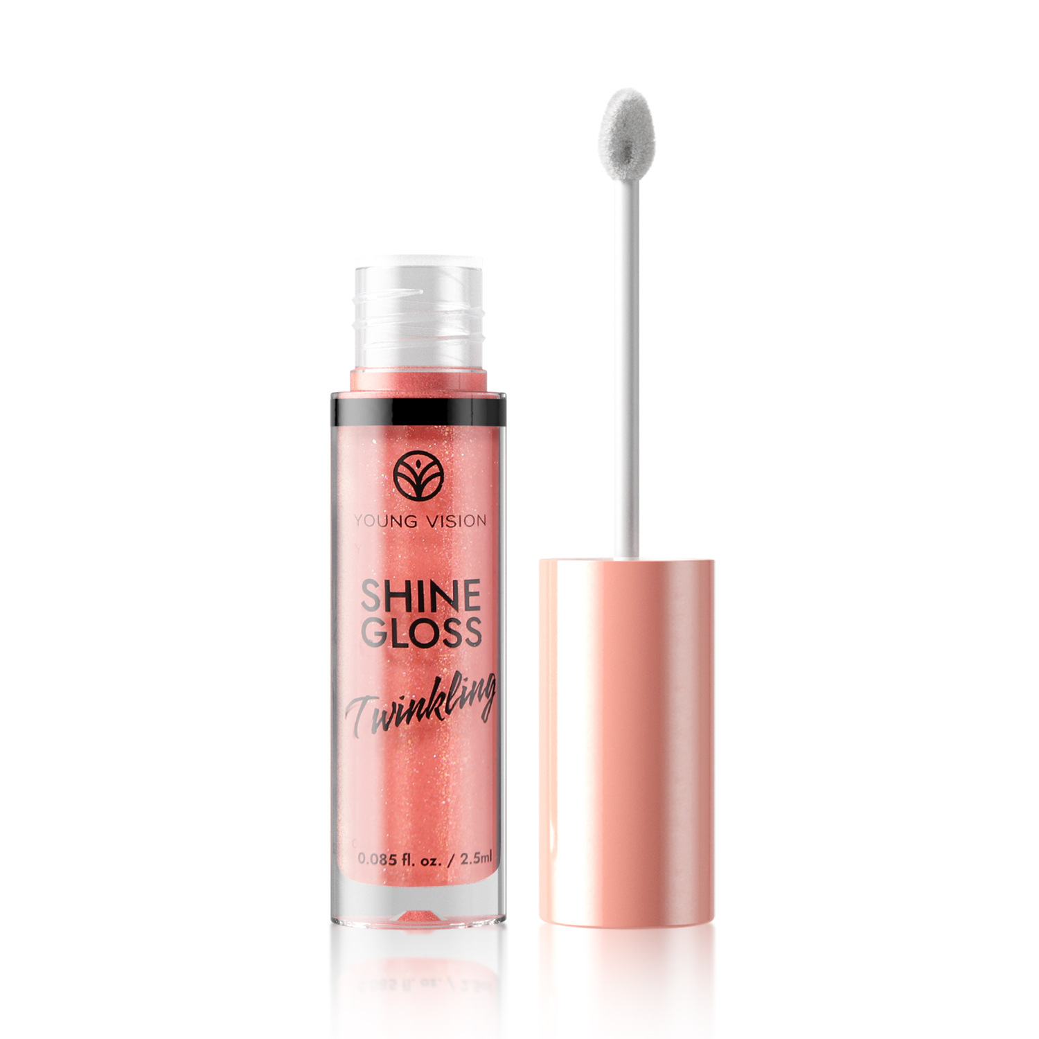 YOUNG VISION Fine Sparkling Lip Gloss, 8-color pearlescent lip gloss, ice-clear and pure, layered lip gloss Item Picture