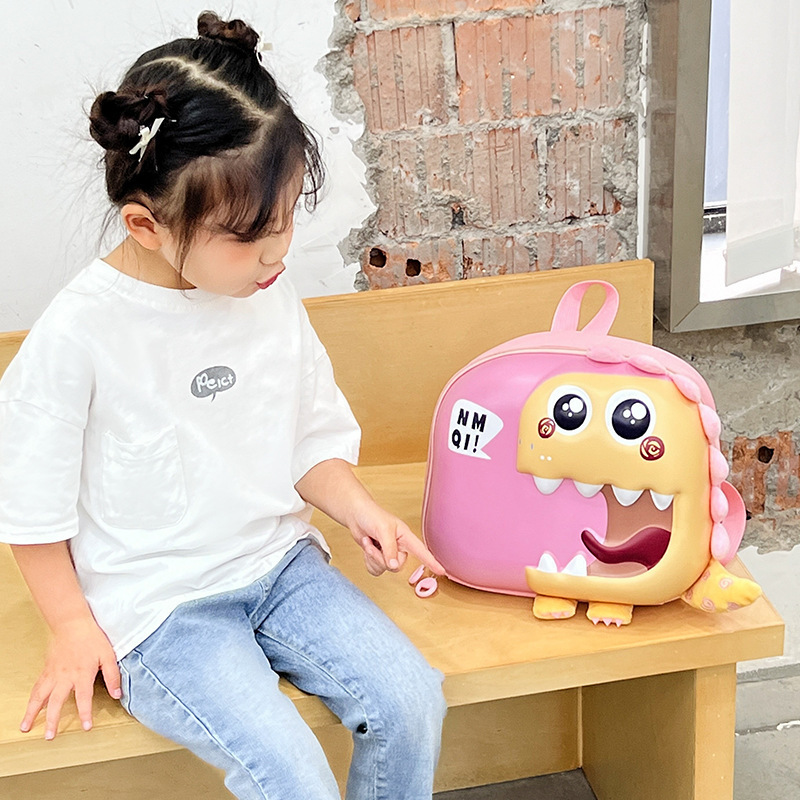 2024 New style kindergarten schoolbag, cartoon and cute children's backrest print, primary school schoolbag, boys' backpack Specification drawing