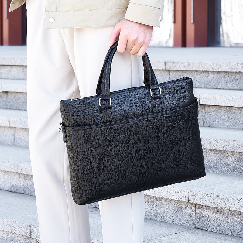 Wholesale 2025 Men's bags, business handbags, hand-held briefcases, single-shoulder bags, crossbody bags, hand-held large-capacity briefcases Specification drawing