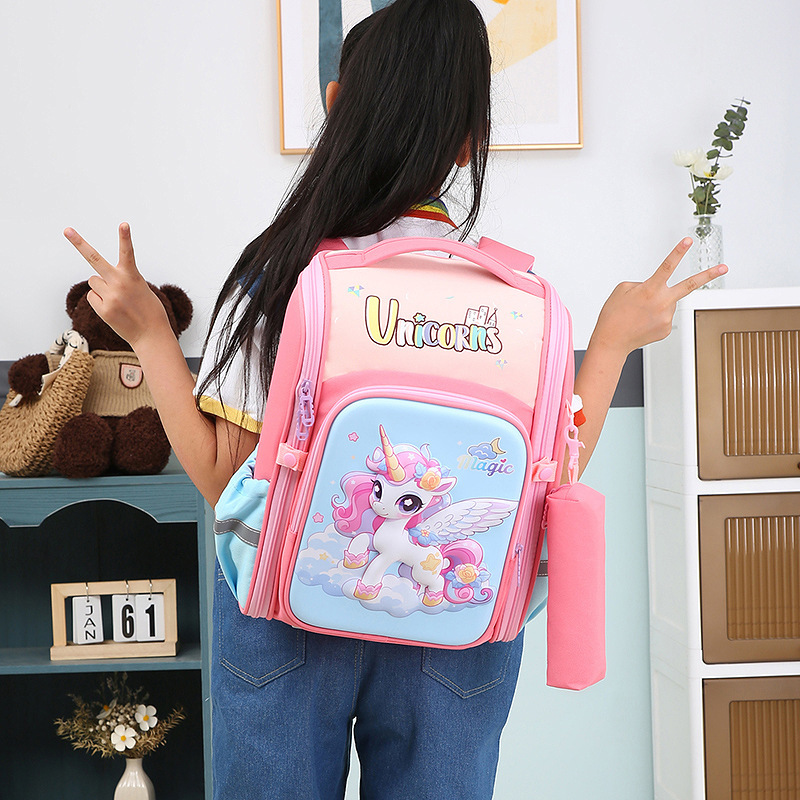 Cartoon children's schoolbags for primary school students from grades 1 to 4, boys and girls, primary school, middle school, preschool and kindergarten students details Picture
