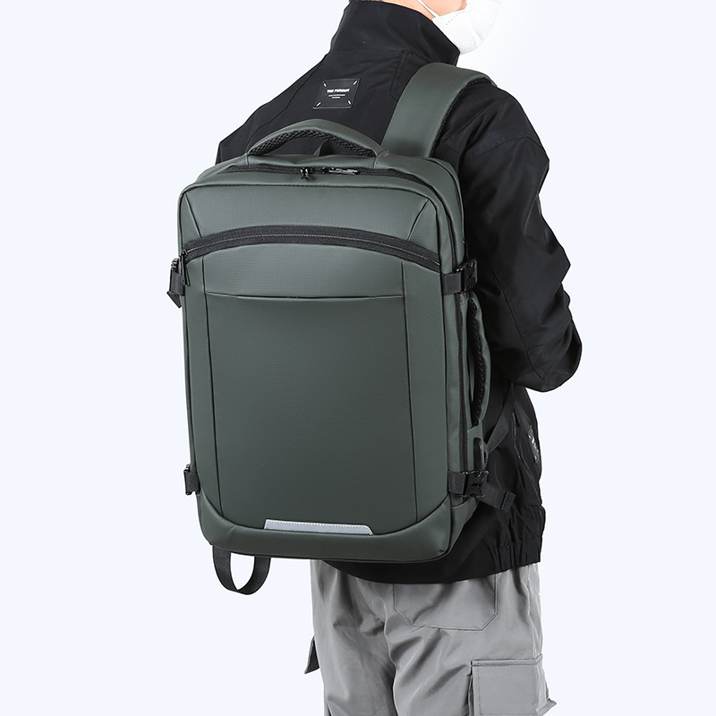 New cross-border Korean-style men's backpacks, school bags for junior and senior high school students, large-capacity, simple commuting computer bags for foreign trade Specification drawing
