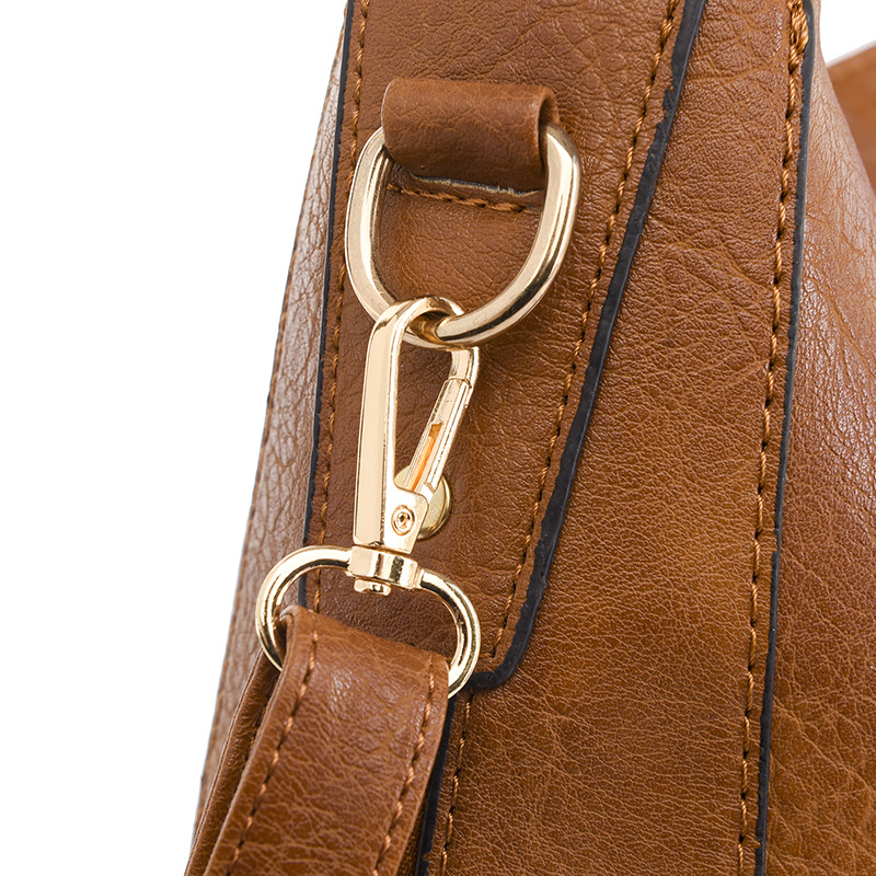 Cross-border women's bags 2023 New style single-shoulder bag, simple crossbody wandering bag, Korean-style handbag, women's tote large bag Specification drawing