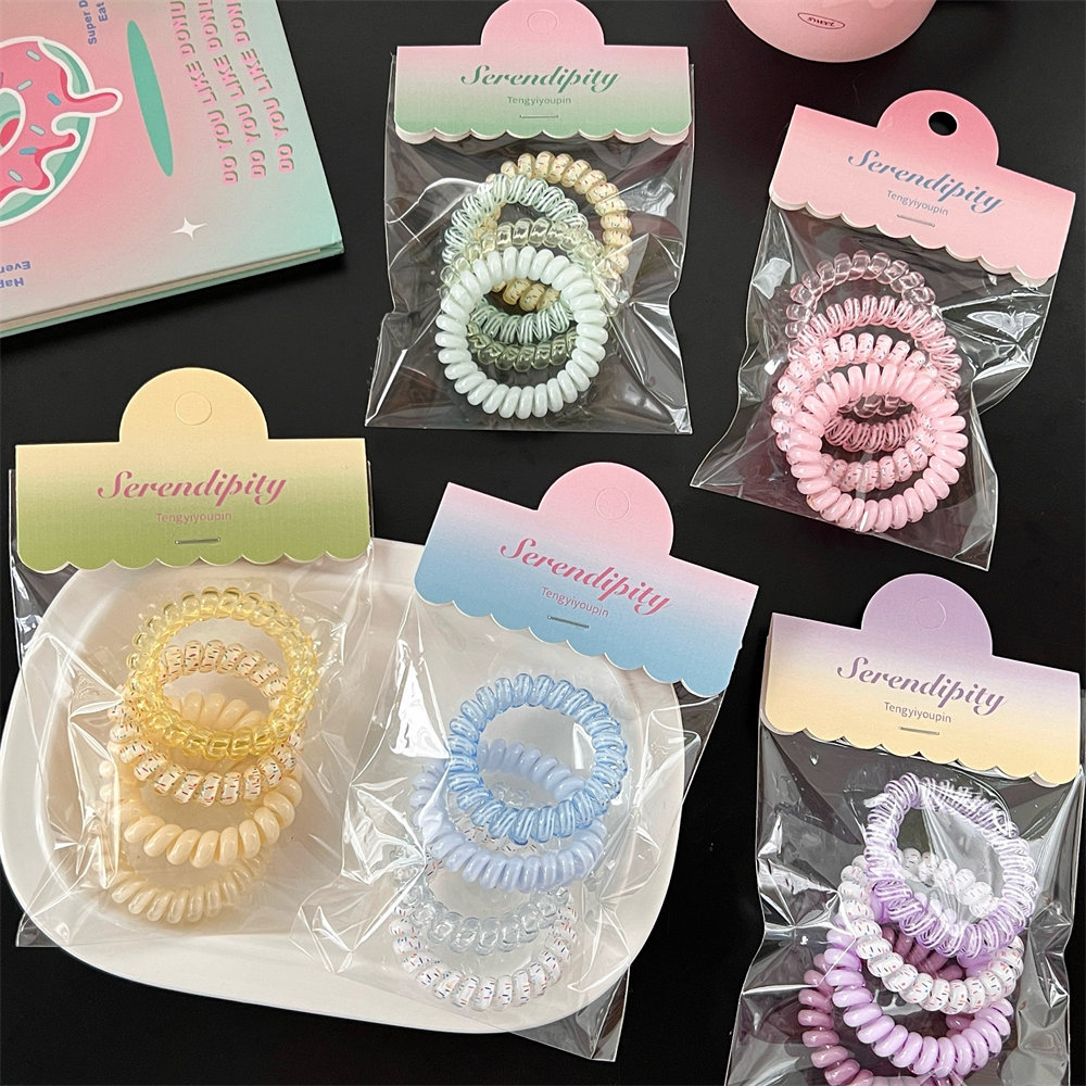 Sweet and girlish style hair bands, hair accessories, hair ties, high elasticity, no damage to hair, fresh and versatile hair accessories wholesale Application Scenario