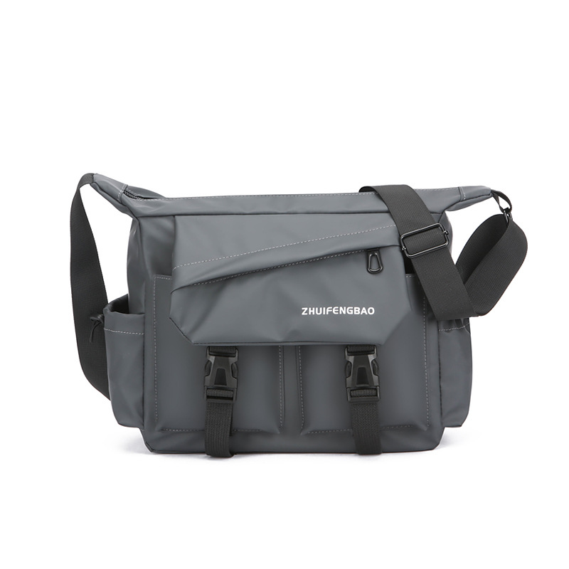 2025 New fashionable and trendy single-shoulder bag, men's quality large-capacity bag, simple commuting men's bag, crossbody bag Item Picture