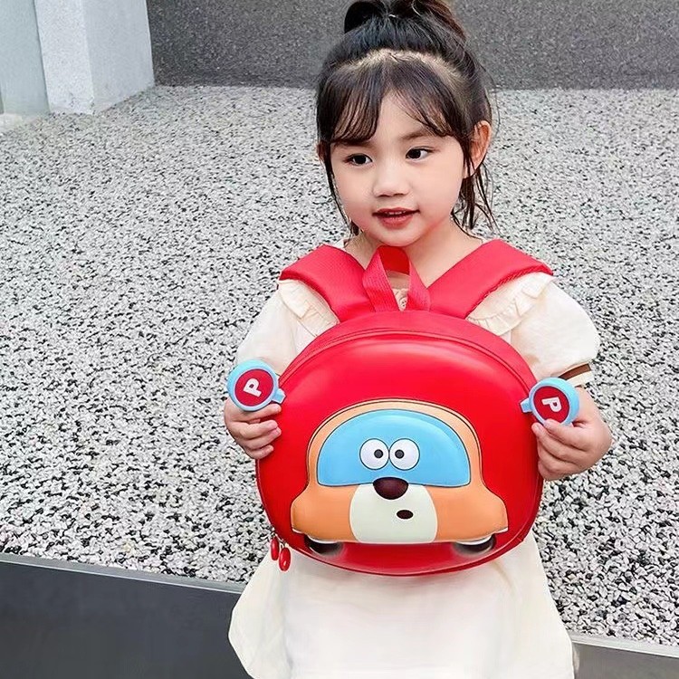 Kindergarten schoolbag for girls and children, cute carrot and rabbit backpack, breathable and spine-protecting schoolbag for small and middle class children full figure