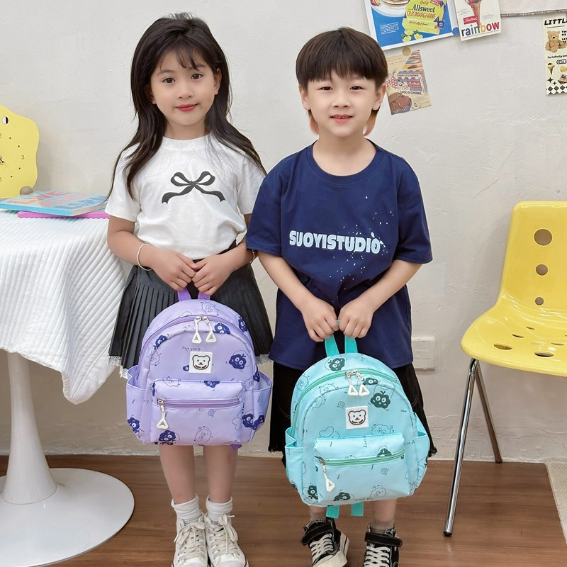 New kindergarten schoolbags for boys and girls aged 1-3, 5-child backpacks for boys and girls, backpacks for babies to start school, small schoolbags Specification drawing