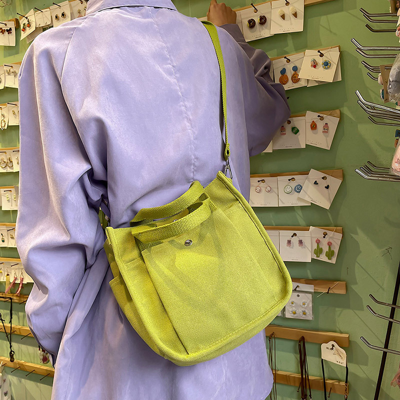ins Japanese and Korean lazy sail bag, large-capacity hand-held shoulder crossbody bag, female college students' class handbag trend Specification drawing