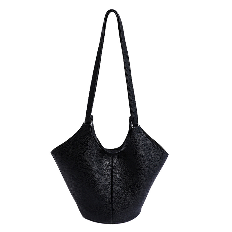 Large women's bag 2025 new summer underarm mother and child tote bag solid color commuting large capacity single-shoulder handbag Item Picture