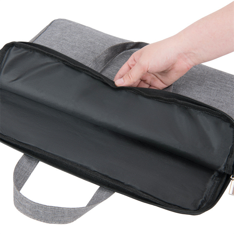 Factory wholesale of large-capacity wear-resistant Oxford cloth laptop bags, gift computers, office briefcases with logo printing Specification drawing