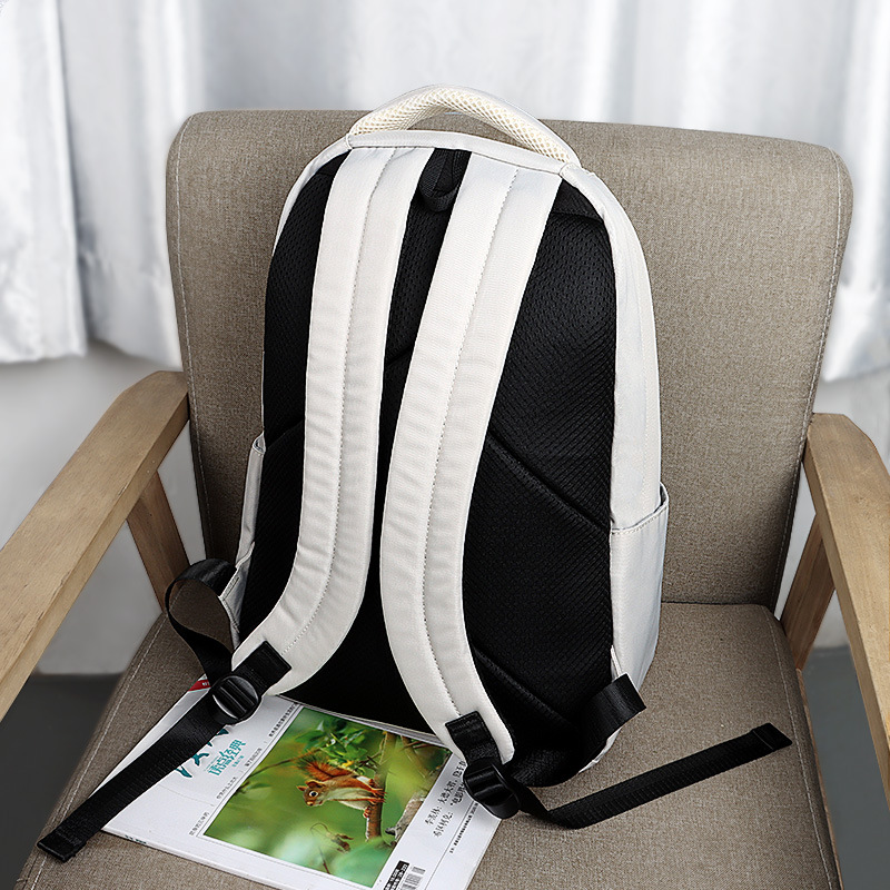 New school bag for boys and girls, computer backpack, waterproof outdoor casual business, large capacity 15.6 inches, simple and elegant Specification drawing
