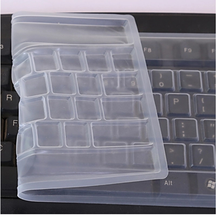 Wholesale desktop keyboard protective film, dust-proof silicone, comfortable to the touch, transparent with key keyboard film Application Scenario