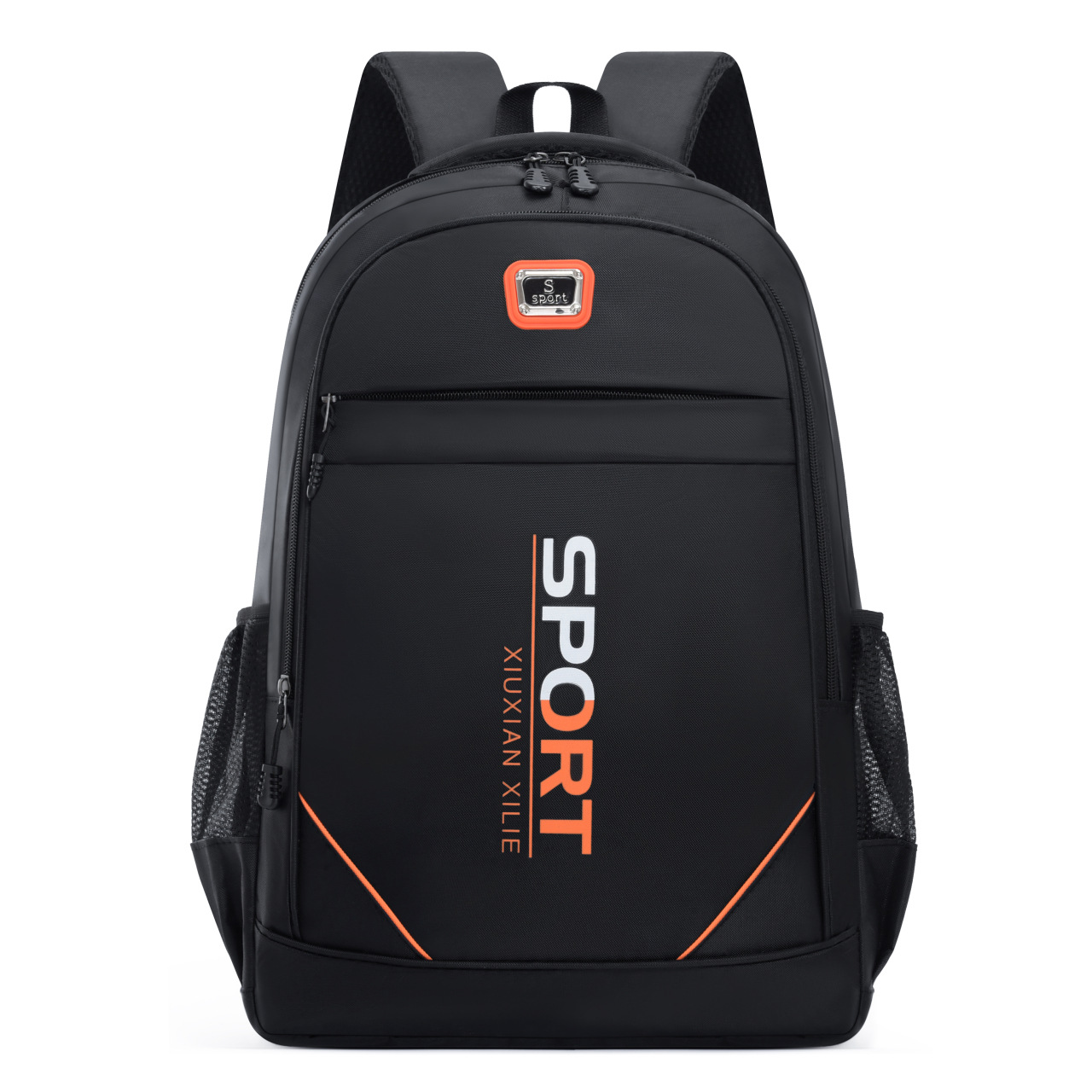 Men's high-end backpack, business computer bag, outdoor hiking bag, schoolbag, large-capacity USB computer bag Item Picture