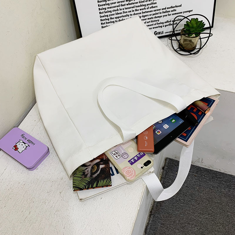 Customized canvas bags with logo printing, hand-painted handbags, cotton bags, eco-friendly bags, and wholesale canvas bags Specification drawing