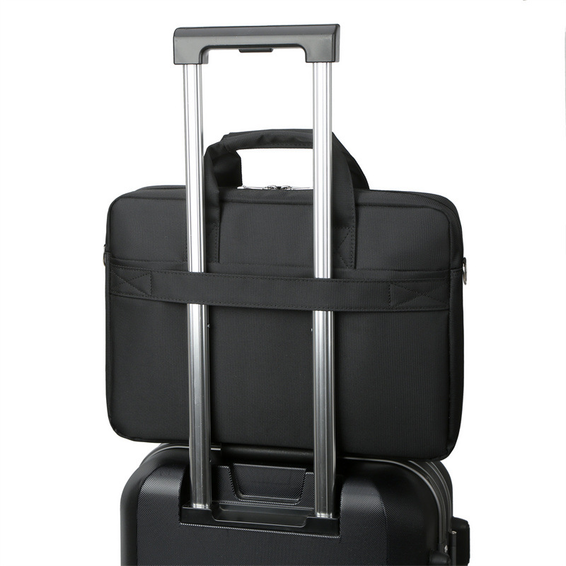 16-inch men's nylon multi-functional laptop bag, single-shoulder hand-carry laptop bag, briefcase wholesale details Picture