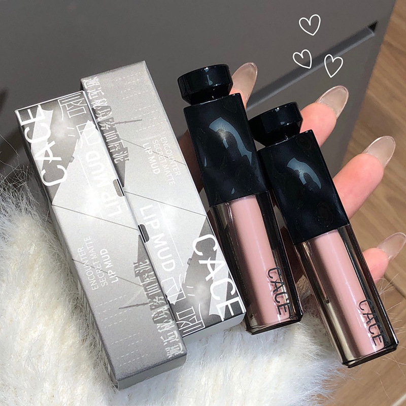 CACE Encounters Secret Realm Matte Lip Gloss 6-color Matte Jelly Lip Gloss Italian Concentrated Lipstick Velvet Student Whitening Specification drawing
