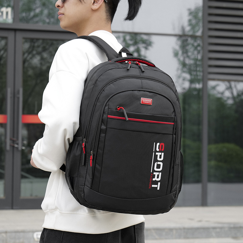 Wholesale backpacks, men's travel bags, backpacks, high-end business computer bags, large-capacity water-resistant student schoolbags Specification drawing