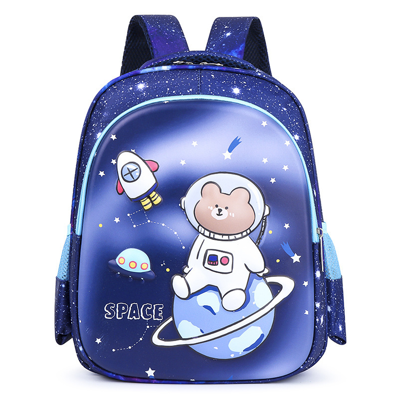 Creative and cute hard-shell kindergarten schoolbags, adorable cartoon princesses, fashionable backpacks for boys and girls aged 3 to 7 Item Picture