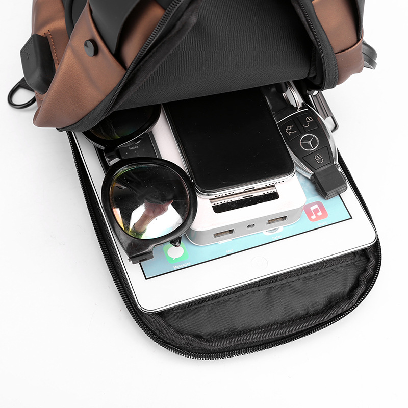Cross-border motorcycle bag, password anti-theft chest bag, men's single-shoulder bag, large-capacity casual men's bag, multi-functional crossbody bag, trendy Application Scenario
