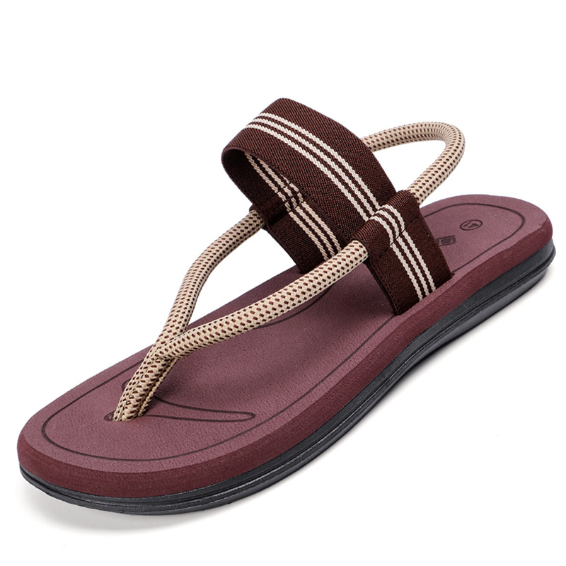 2025 Summer Men's flip-flops and sandals dual-purpose couple's flip-flops, beach casual cool slippers wholesale trendy brand Item Picture