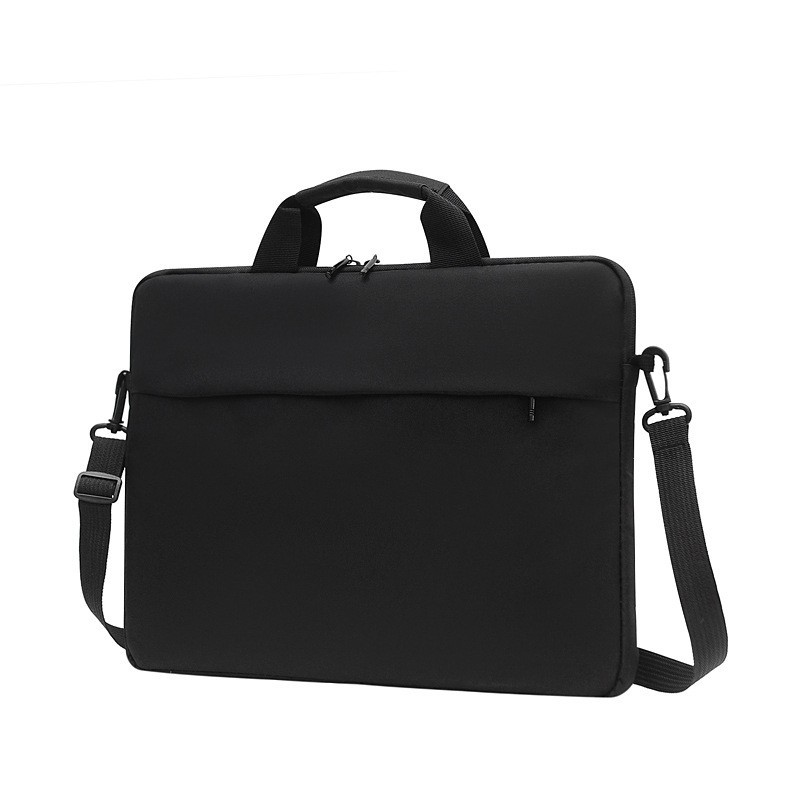 Fashionable men's and women's ultra-thin single-shoulder bags with velvet inner lining, 13-inch, 14-inch and 15-inch computer bags details Picture