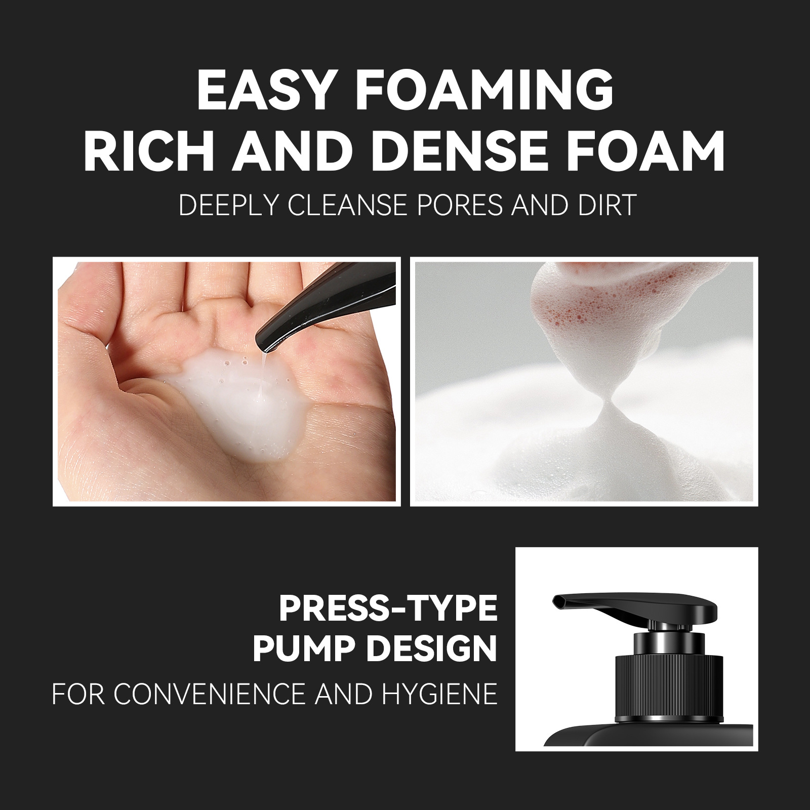 Cross-border LAIKOU Men's Facial Cleanser 180g hydrates, moisturizes, cleanses facial skin and refines pores. Manufacturer's stock available Application Scenario