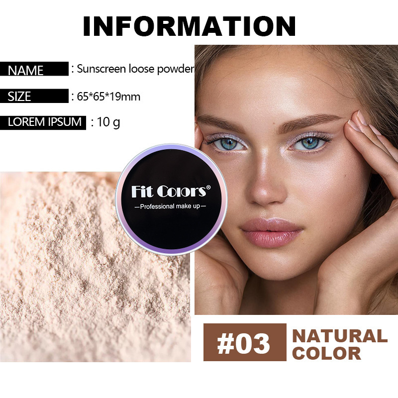 Fit Colors Slimming Loose Powder, non-smudging loose Powder, Cross-border Setting powder Item Picture