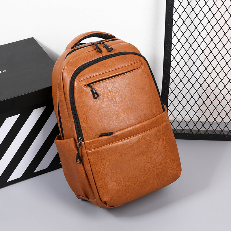 2024 New trendy junior and senior high school schoolbags, men's backpacks, cross-border large-capacity, simple commuting computer bags Specification drawing