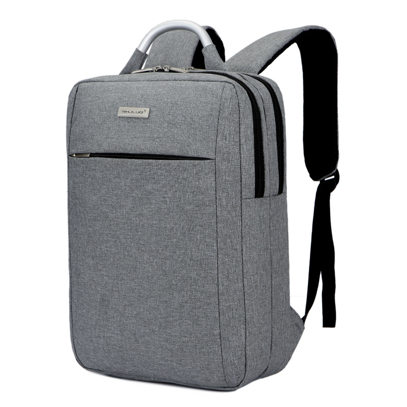 Business office notebook computer backpacks, aluminum handles, computer backpacks, school bags, conference gift backpacks with logo printing full figure