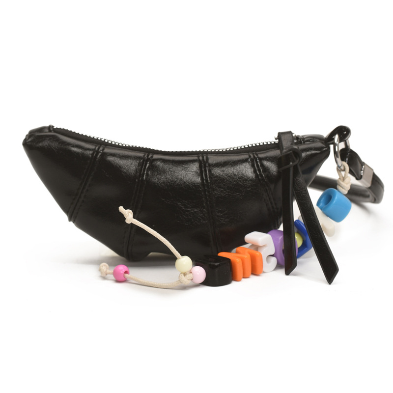 The cute horn bag with a niche neckline design is fashionable and trendy. The mini crossbody bag is in a solid color, simple and elegant with a high-end texture Item Picture