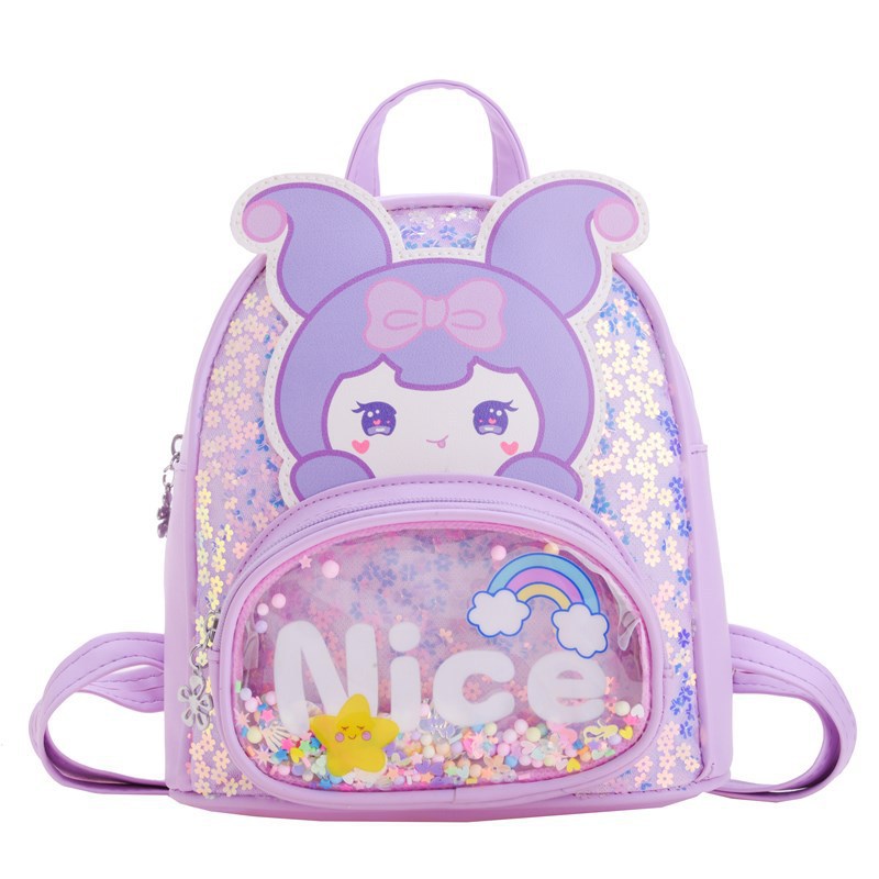 2024 Trendy, cute and lightweight children's backpacks, kindergarten schoolbags, and cartoon small class schoolbags for girls to reduce the burden Item Picture